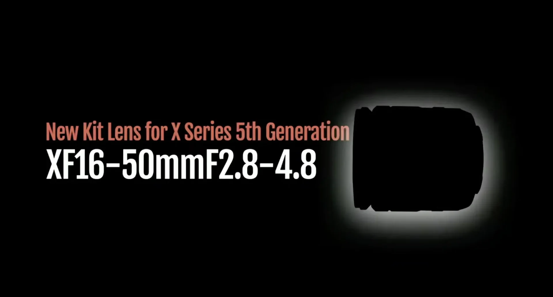 Fujifilm hé lộ ống kính kit XF 16-50mm F2.8-4.8 mới