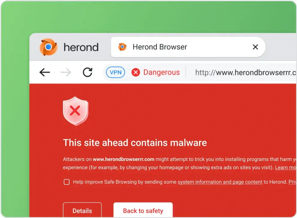 Duyệt web an toàn, nhanh chóng và mượt mà cùng trình duyệt Herond Browser