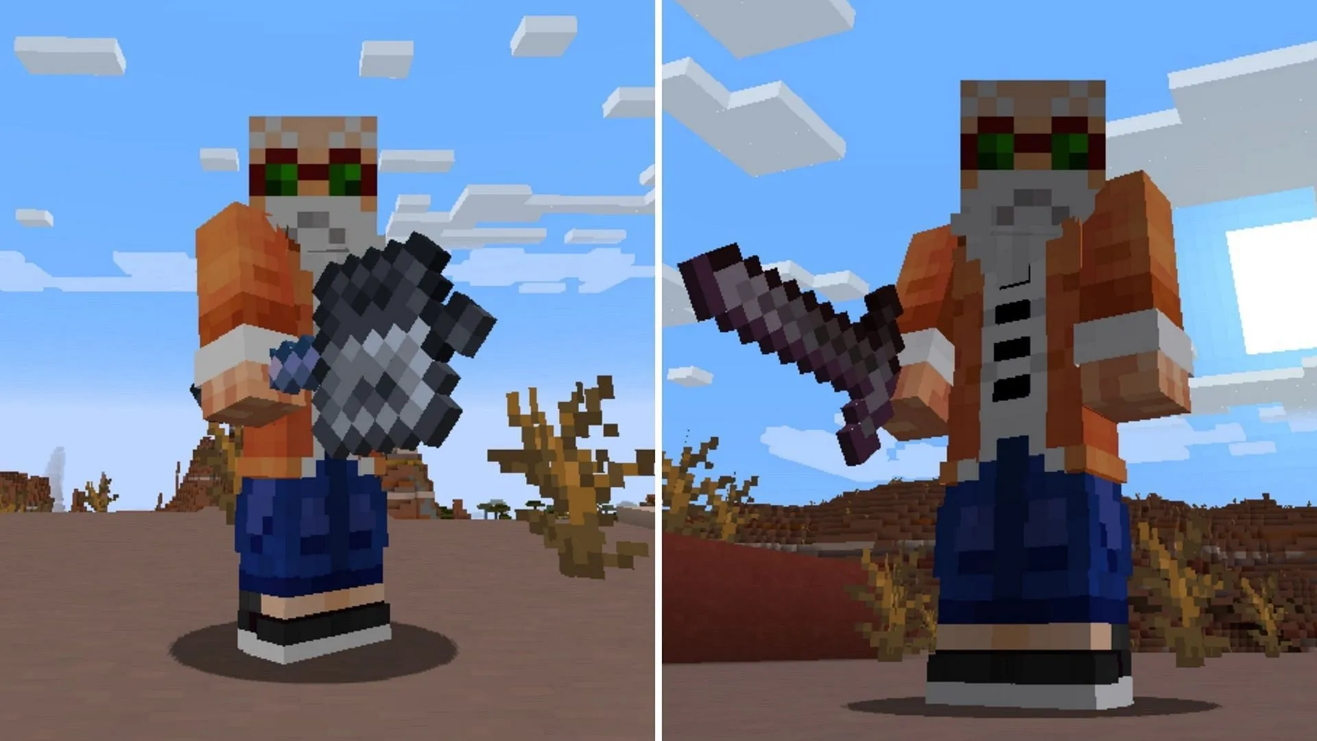 Mace và Sword trong Minecraft: Đâu là vũ khí tốt nhất?