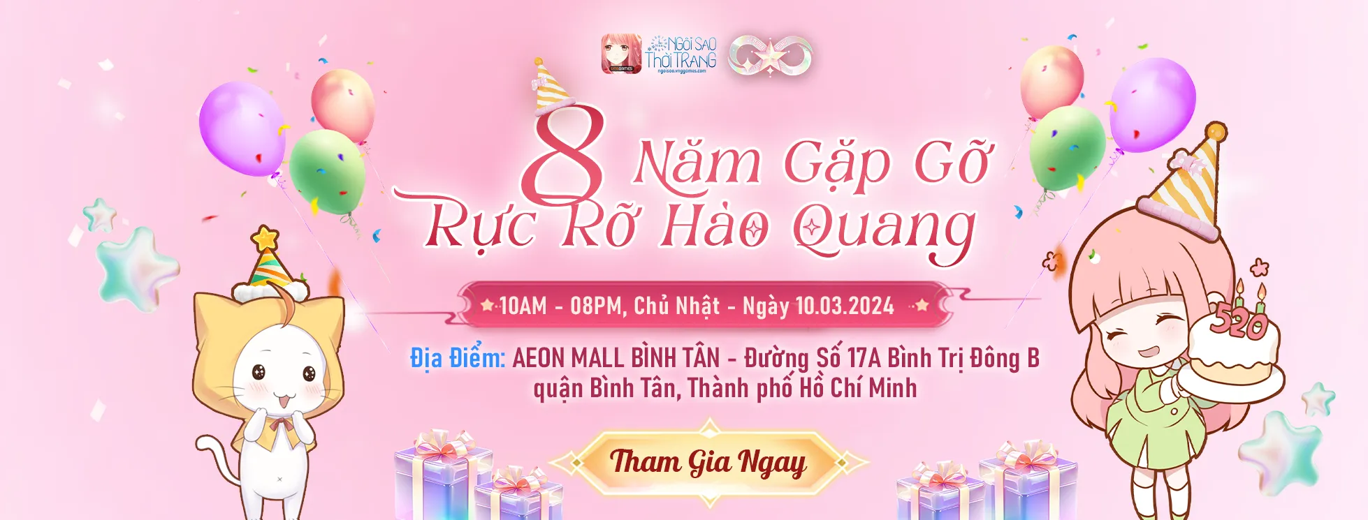 Ngôi Sao Thời Trang VNG tổ chức offline tại trung tâm thương mại lớn nhất nhì TP.HCM