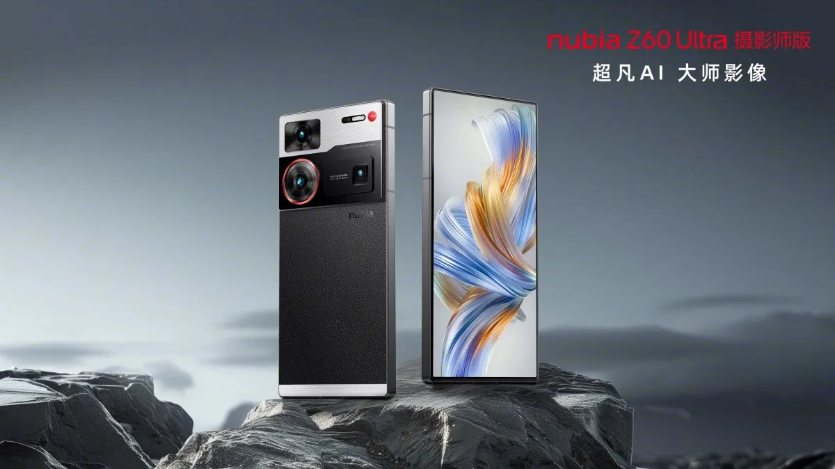nubia Z60 Ultra Photographer Edition ra mắt với thiết kế lấy cảm hứng từ máy ảnh và được tích hợp nhiều tính năng AI