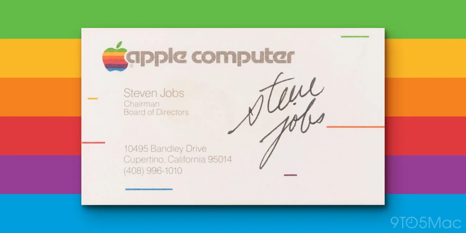 Danh thiếp có chữ ký của Steve Jobs có giá trị gần 4.5 tỷ