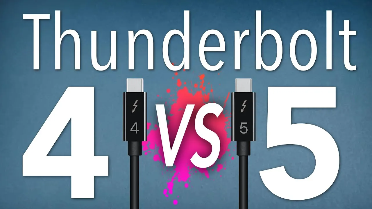 So sánh Thunderbolt 5 với Thunderbolt 4: Những thay đổi và nâng cấp