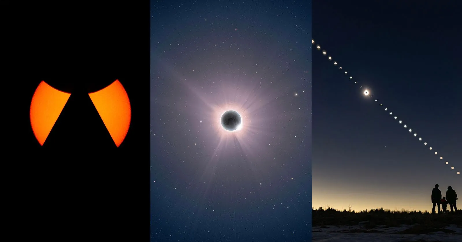 Những bức ảnh ngoạn mục được chụp tại sự kiện nhật thực có một không hai