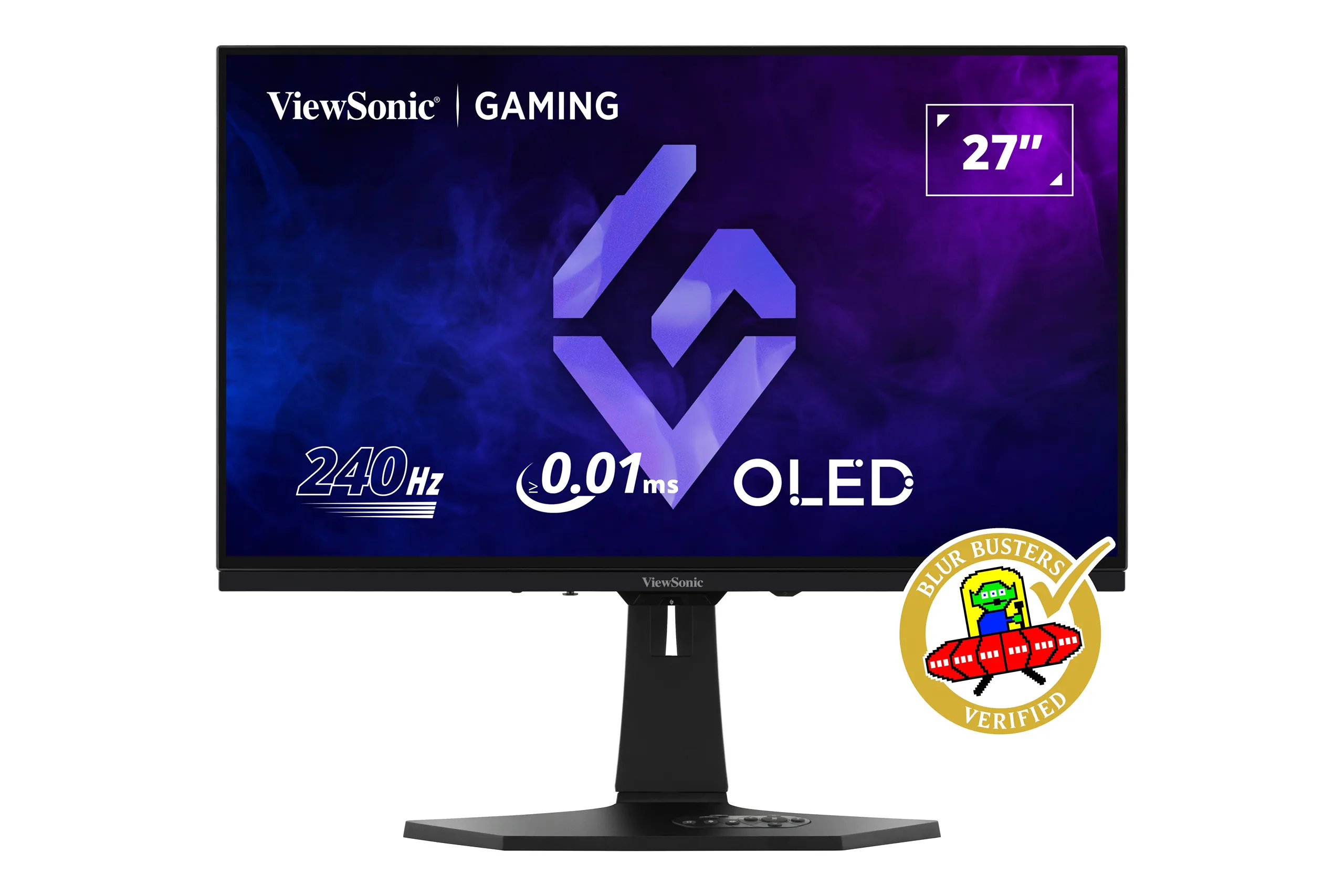 ViewSonic bứt phá với màn hình OLED gaming XG272-2K-OLED: Tần số quét 240Hz, thời gian phản hồi 0.01ms