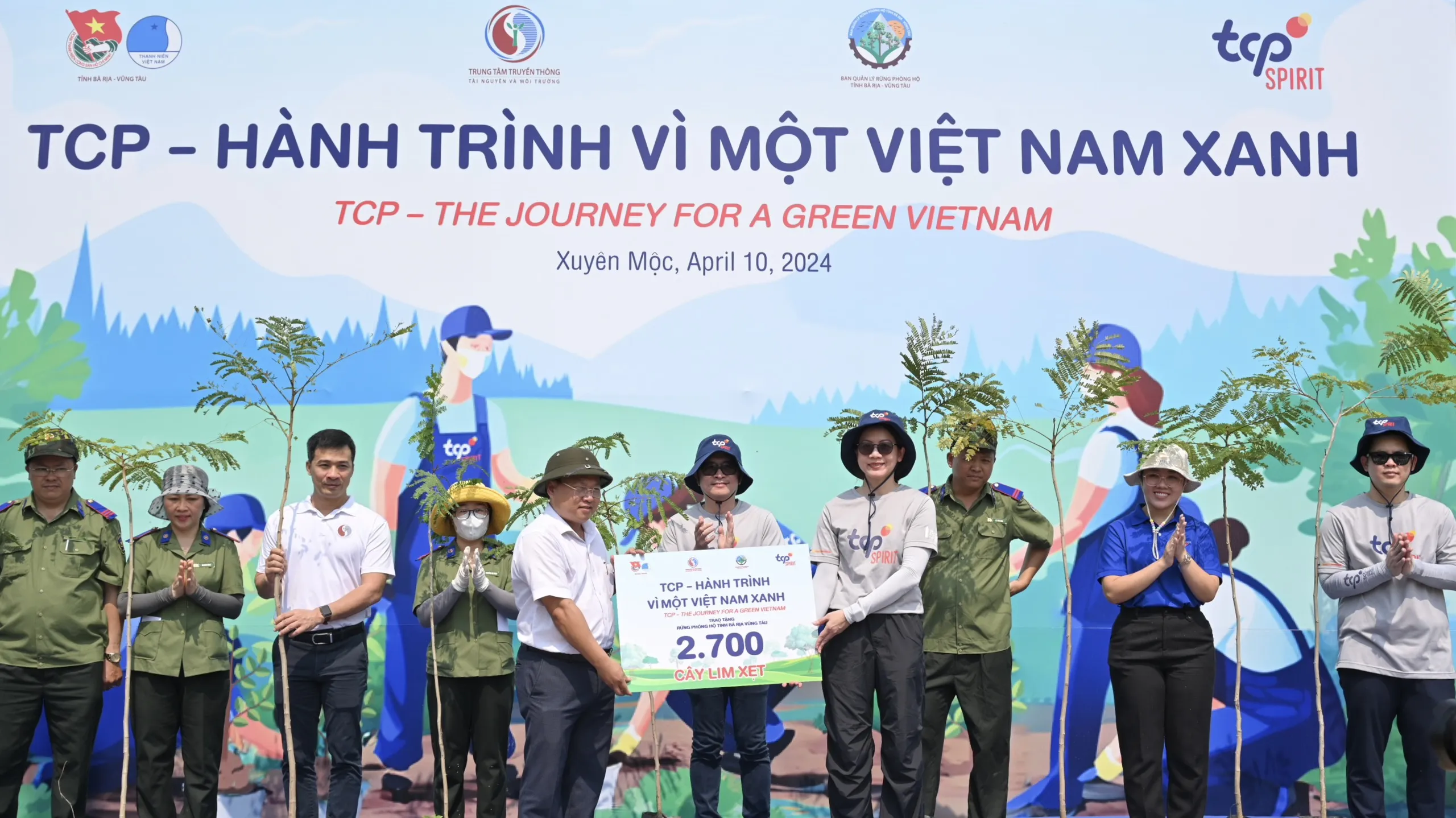 Khởi động chương trình “TCP – Hành trình vì một Việt Nam xanh” chung sức trồng 2,700 cây xanh tại tỉnh Bà Rịa – Vũng Tàu