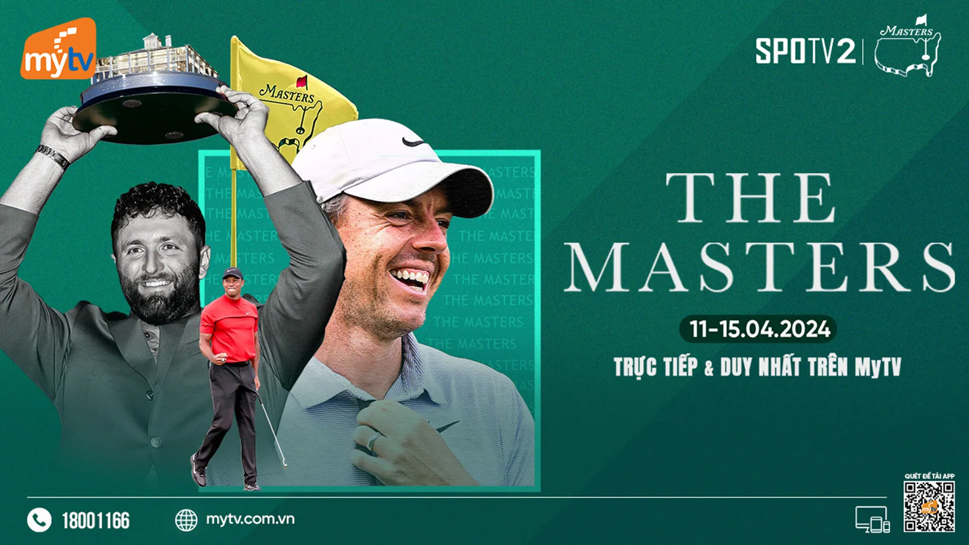 The Masters 2024 – Giải Golf Major đầu tiên của năm trên MyTV