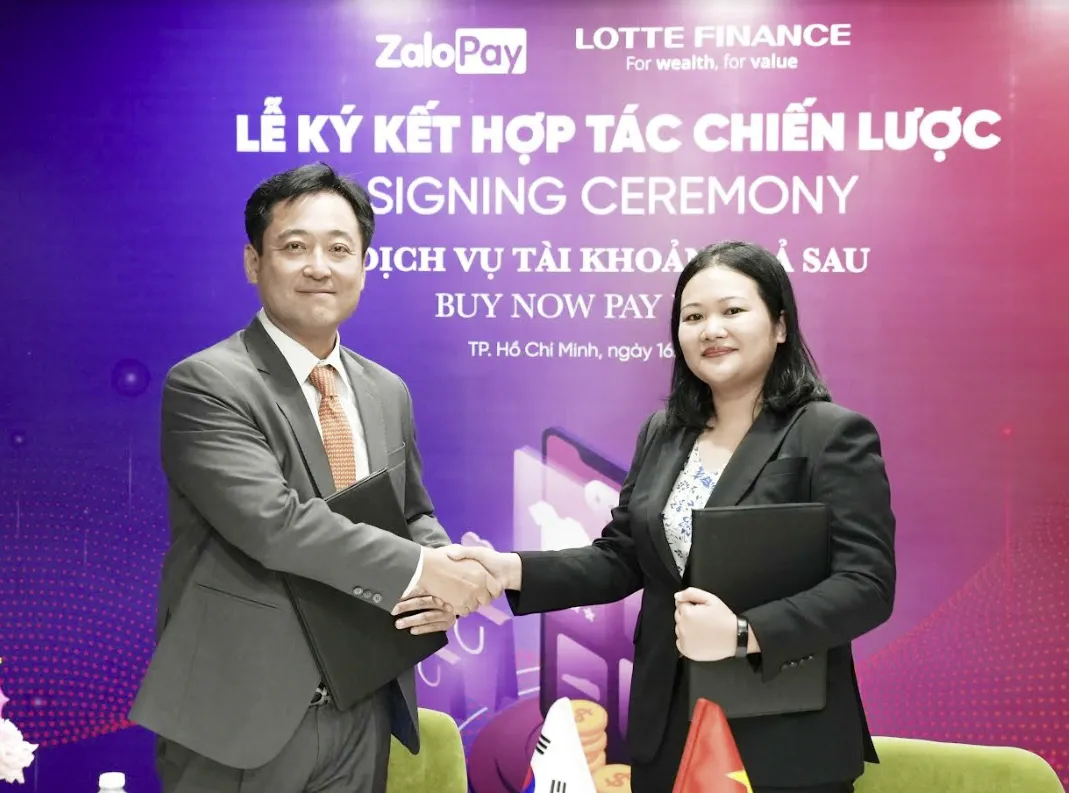 ZaloPay bắt tay Lotte Finance ra mắt dịch vụ "Mua trước trả sau"