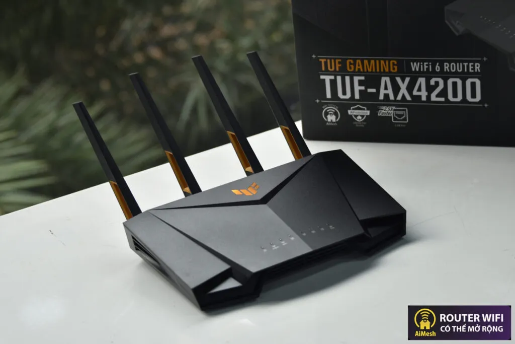 ASUS TUF AX4200: Mở rộng sóng wifi dễ dàng với AiMesh