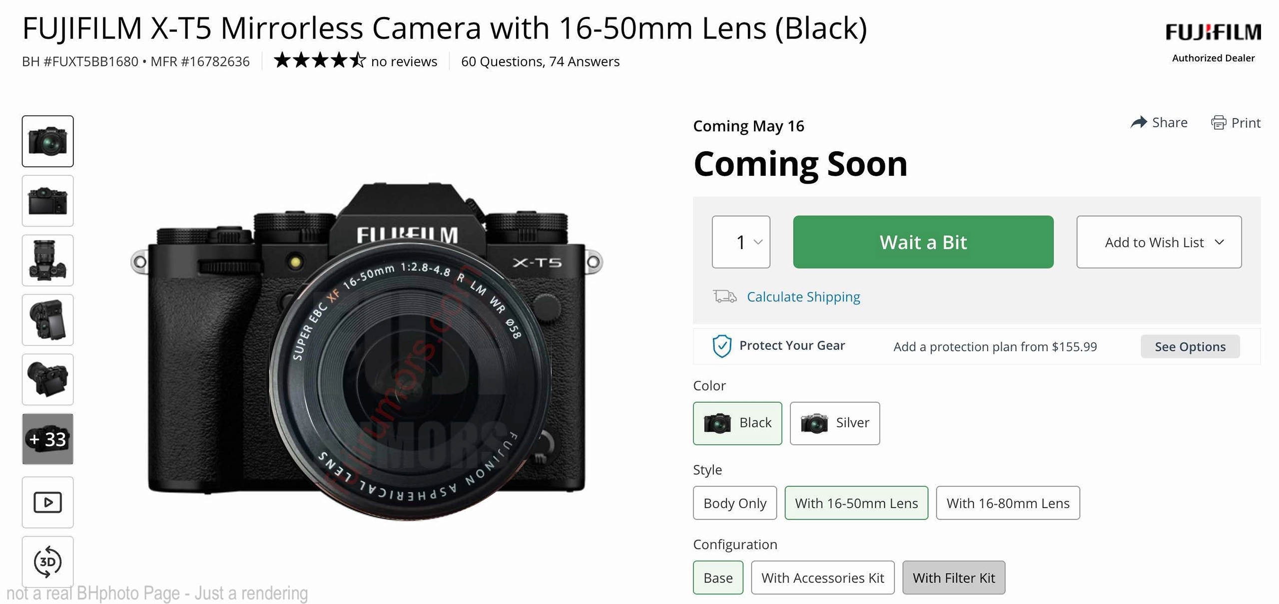 Ống kit mới Fujifilm XF 16-50mm F2.8-4.8 sẽ ra mắt 16/5