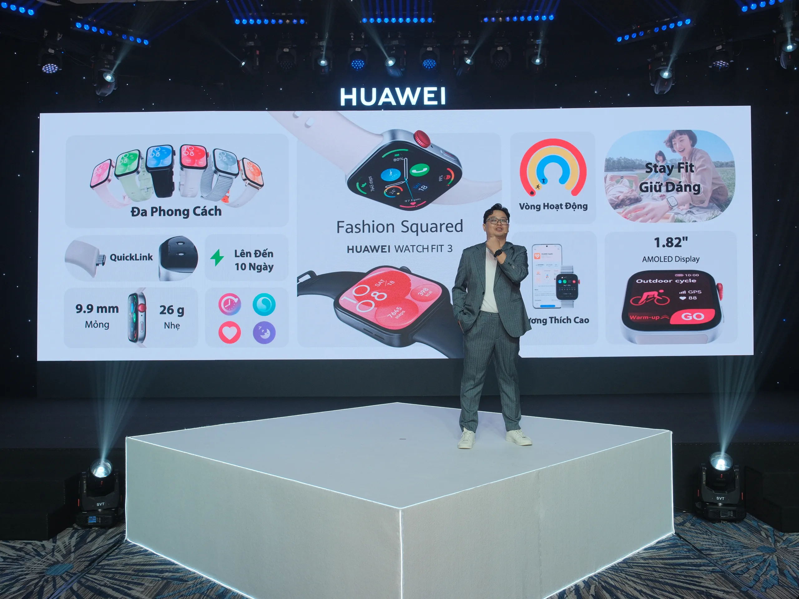 Huawei Watch Fit 3 ra mắt: Thiết kế thời trang, tính năng mạnh mẽ, giá thành hợp lý