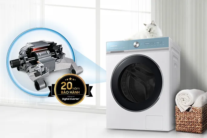 Samsung khai mở nhiều lợi ích bất ngờ với các công nghệ trên máy giặt