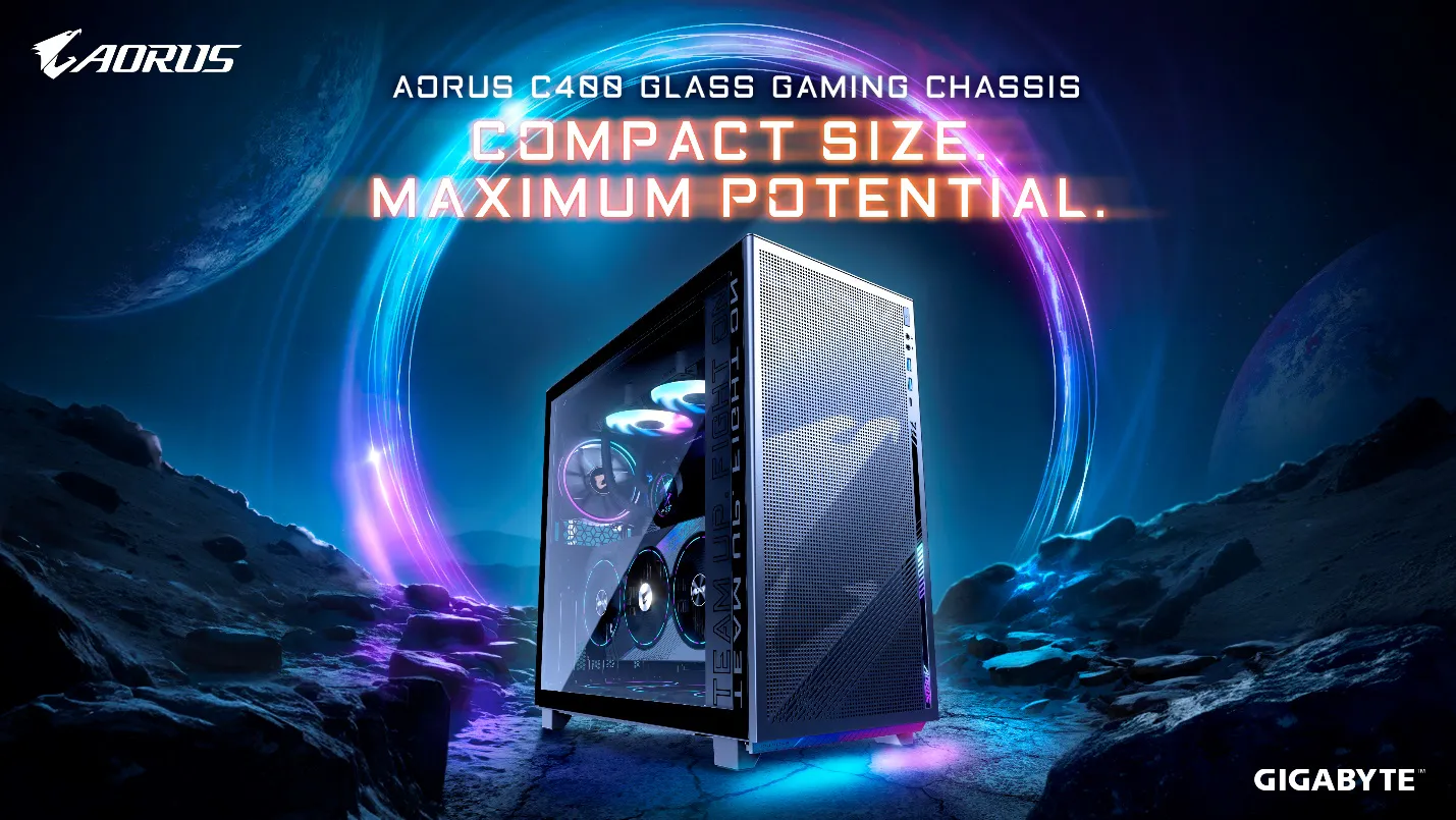 GIGABYTE ra mắt thùng máy AORUS C400 GLASS: Tối ưu hiệu năng, đậm chất gaming