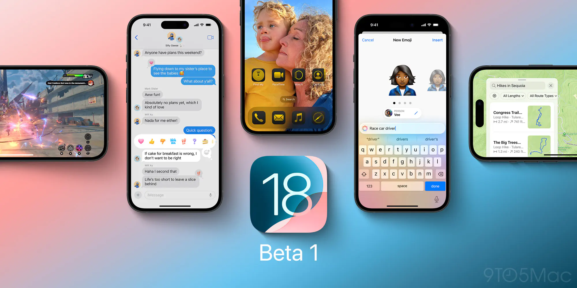 Nhiều tính năng của iOS 18 và macOS 15 vẫn chưa có trên bản beta 1