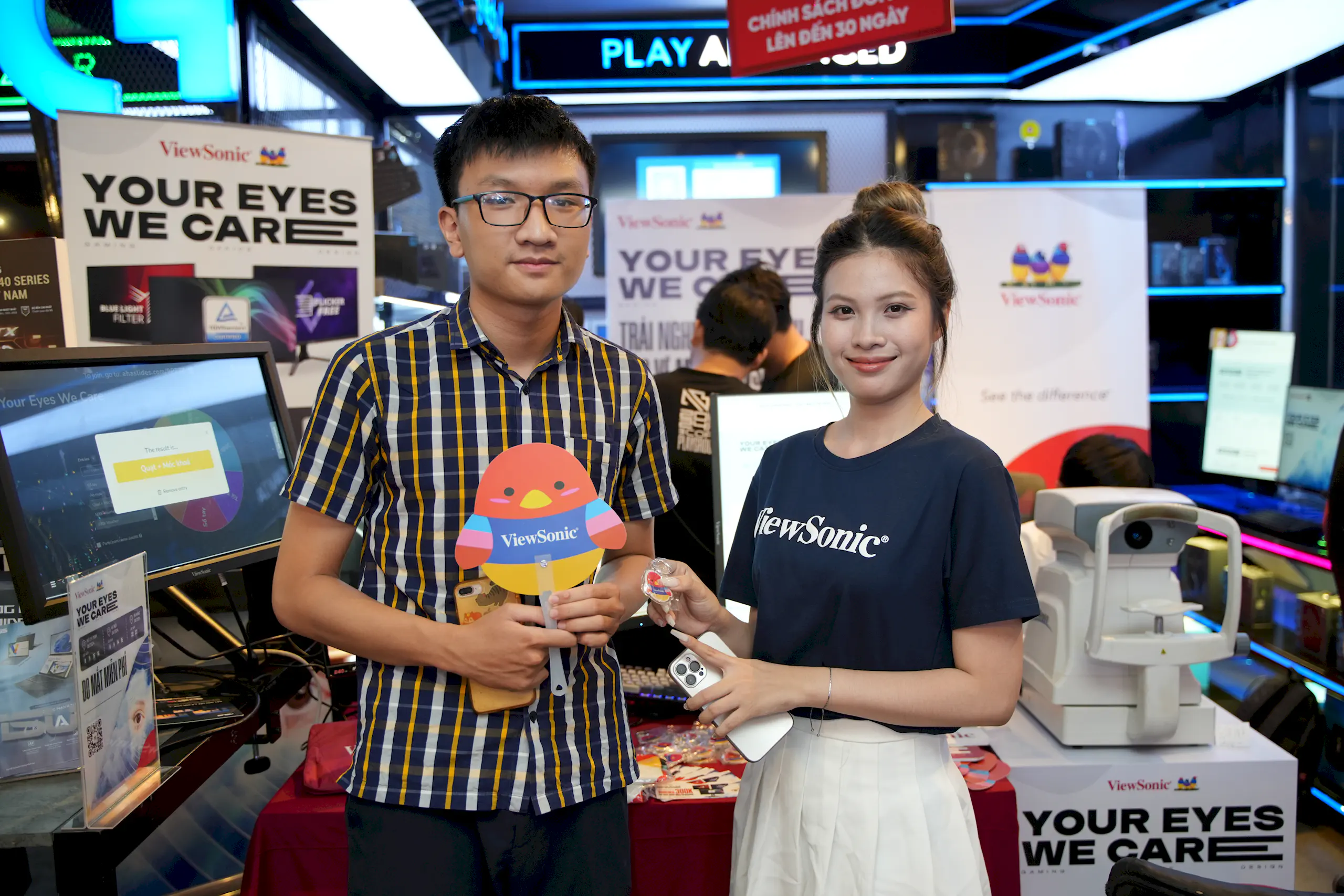 ViewSonic phát động chiến dịch bảo vệ mắt 'Your Eyes We Care' tại Hà Nội và TP.HCM
