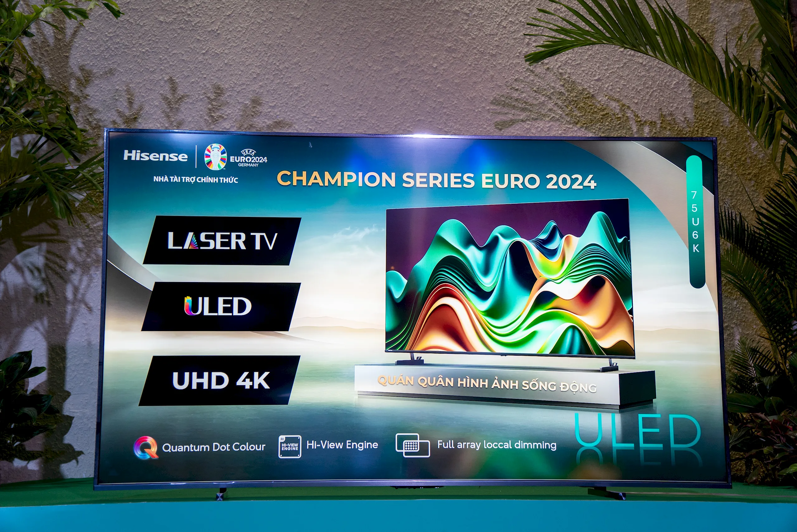 Hisense chào đón UEFA EURO 2024 với chiến dịch "Dẫn đầu công nghệ, bùng nổ EURO", hợp tác với Viettel trở thành nhà tài trợ phát sóng chính thức cho giải đấu này