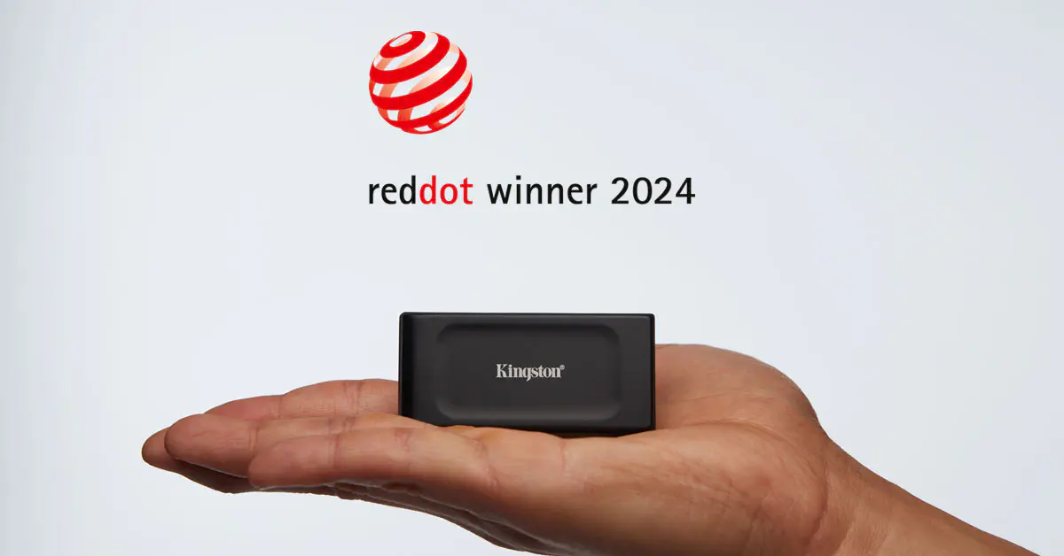 Ổ cứng SSD Kingston XS1000 giành giải thưởng Red Dot 2024