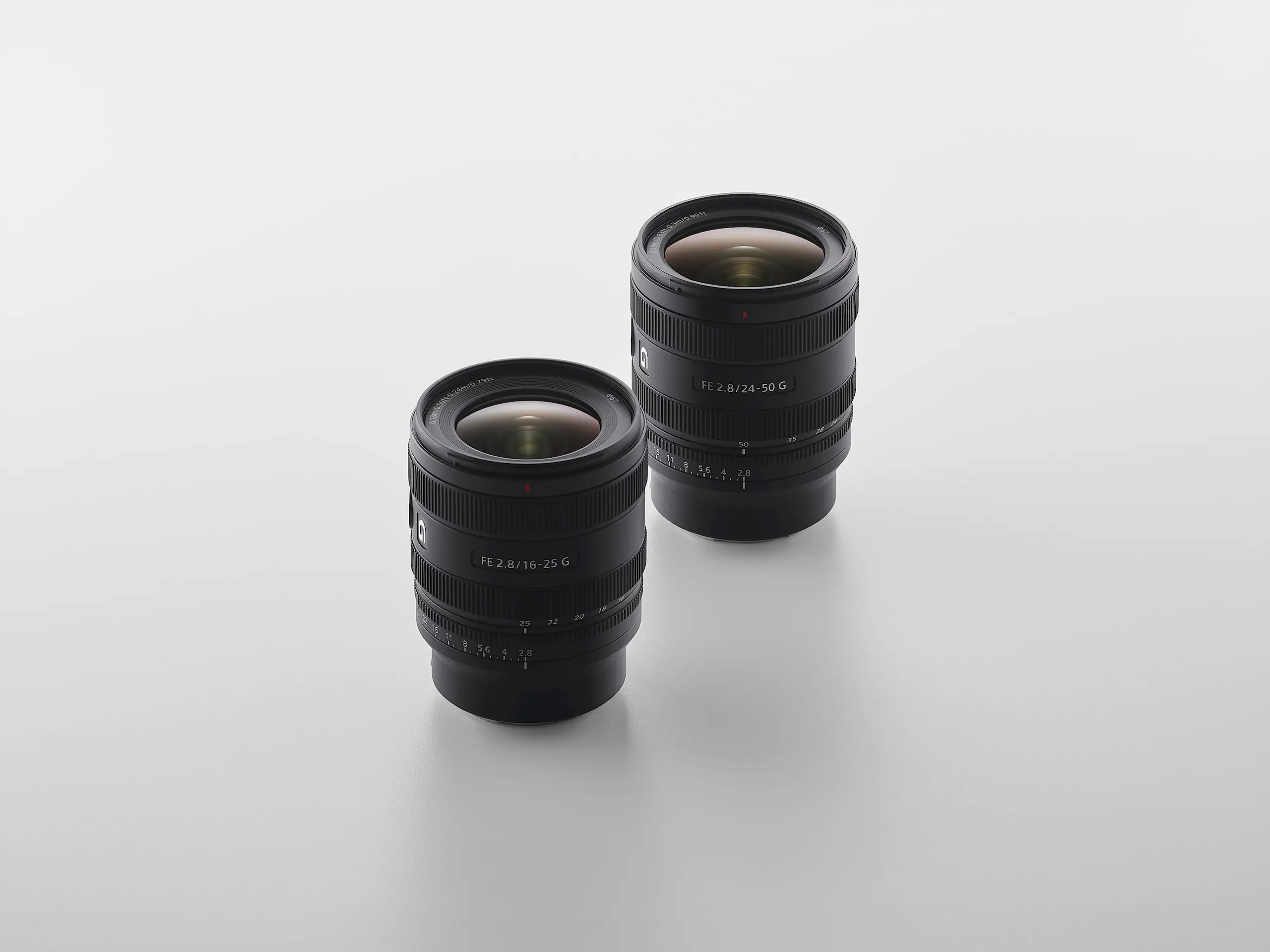 Sony lên kệ bộ đôi ống kính zoom gọn nhẹ FE 16-25mm F2.8 G và 24-50mm F2.8 G tại Việt Nam