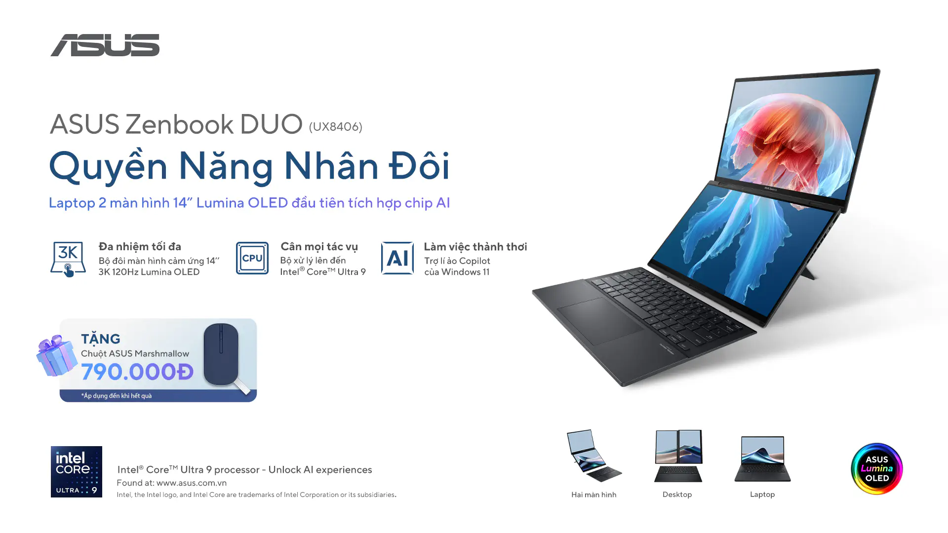 Những điểm đặc biệt của laptop AI từ ASUS và lý do bạn nên xem xét mua