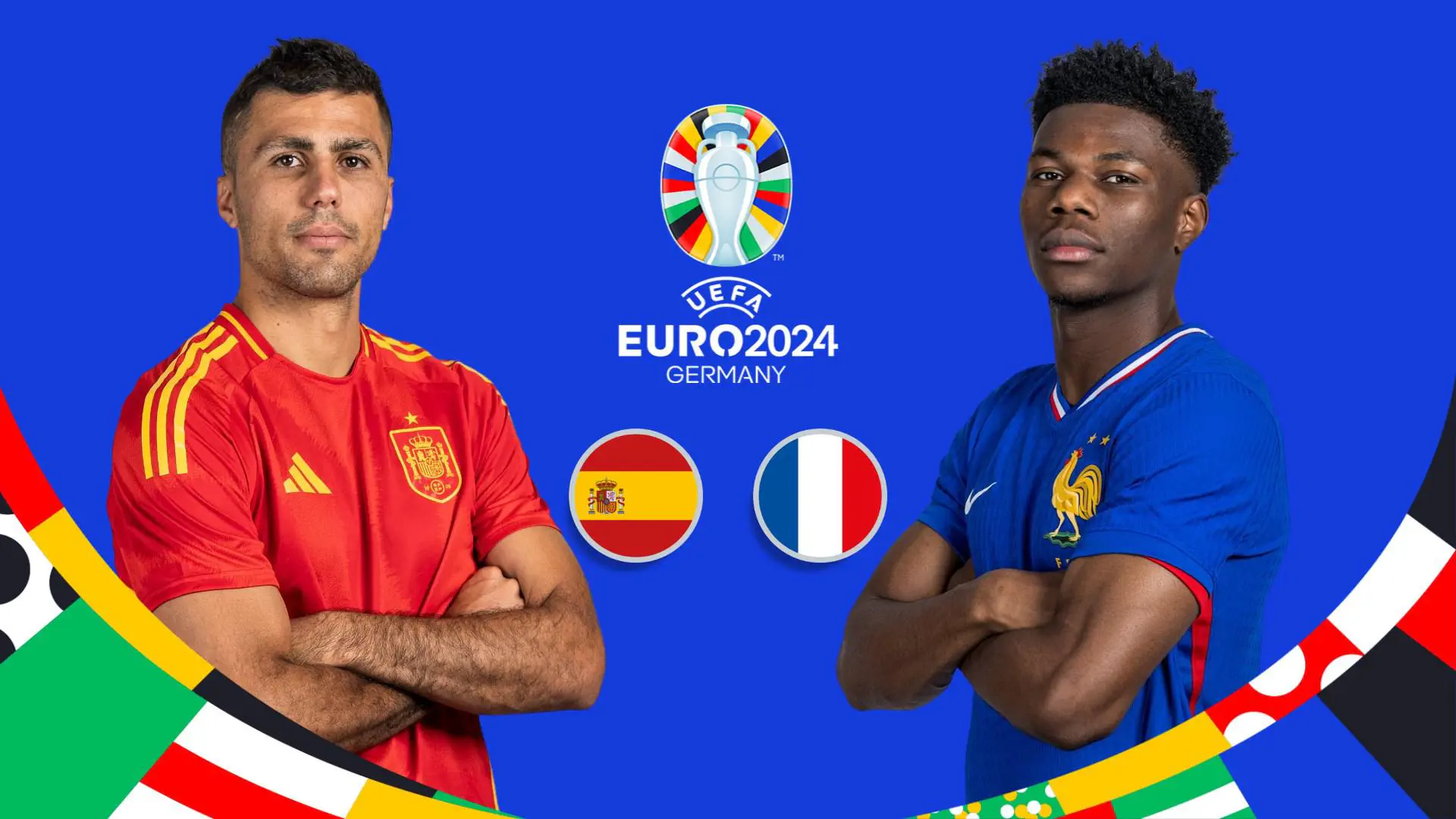 Lịch thi đấu EURO 2024 vòng bán kết: Tây Ban Nha gặp Pháp và Anh đụng độ Hà Lan
