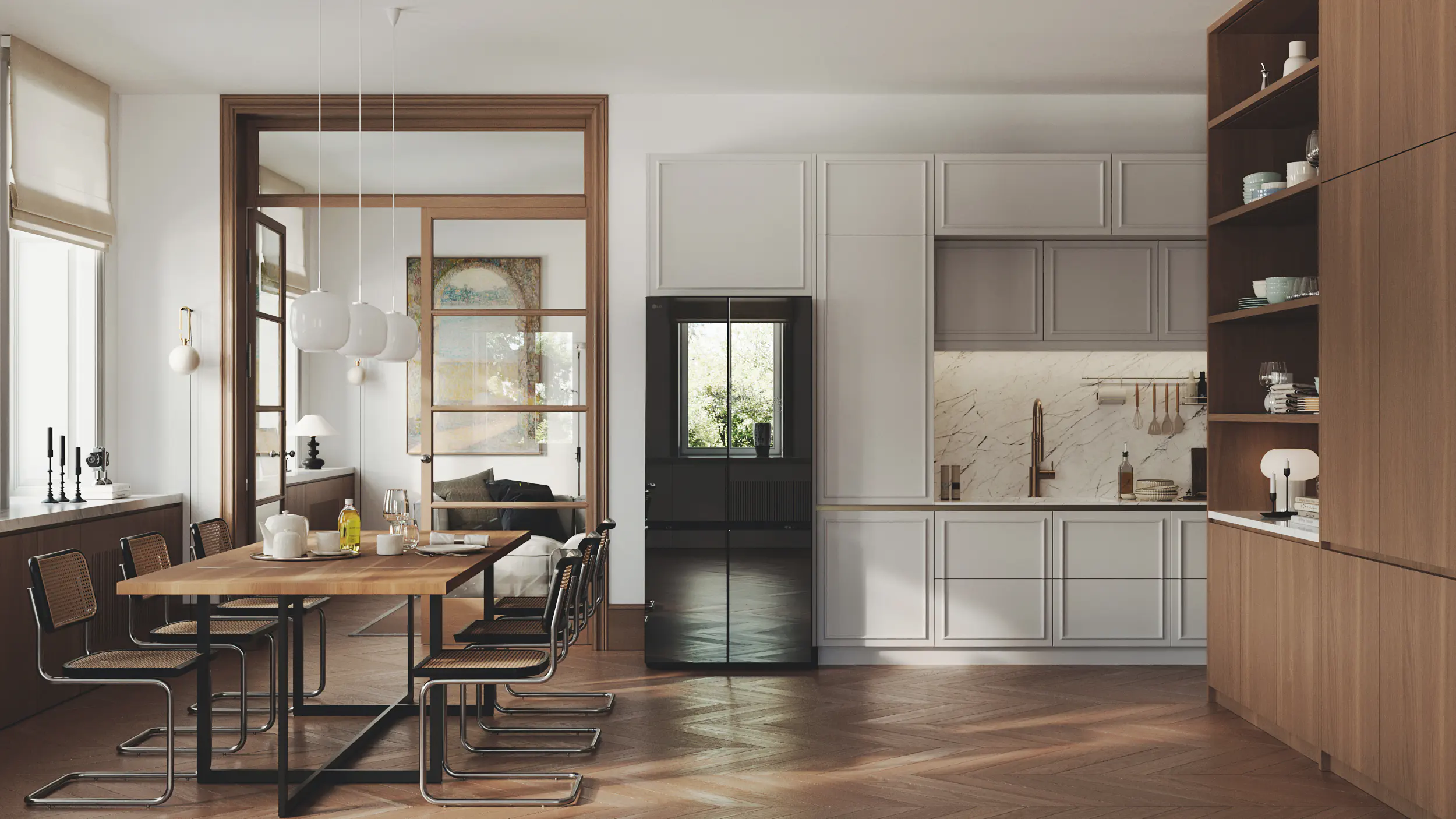 Tủ lạnh LG InstaView French Door 4 cánh: Giải pháp lưu trữ thông minh cho gia đình Việt
