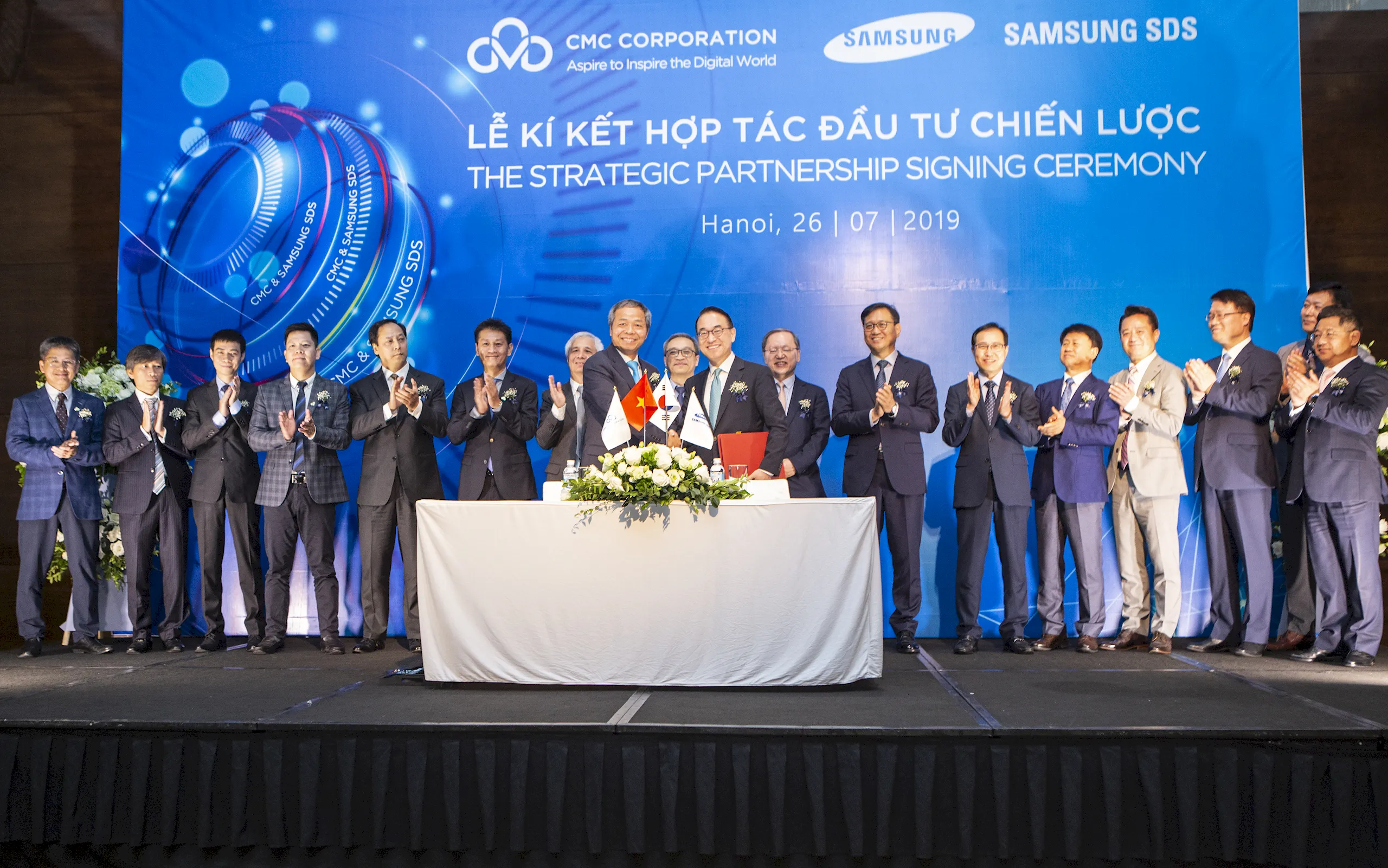 Samsung SDS thúc đẩy mở rộng hợp tác chiến lược với Tập đoàn Công nghệ CMC