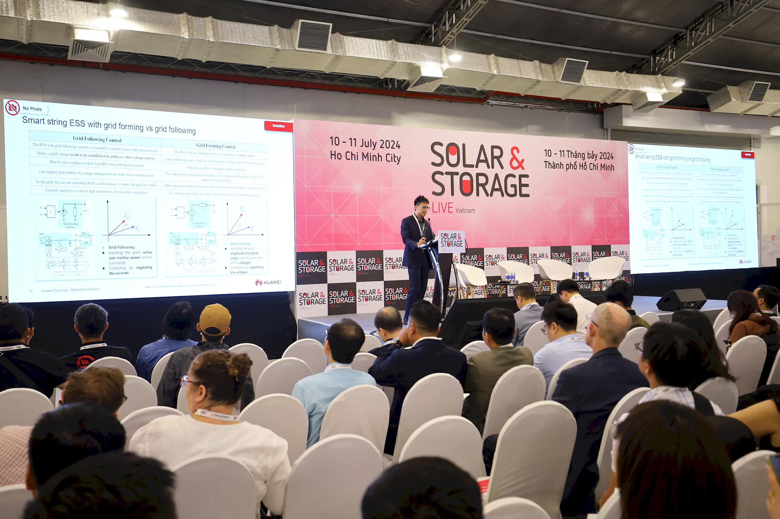 Huawei ra mắt công nghệ tạo lưới Grid Forming và giải pháp FusionSolar Smart PV+ESS tại Solar & Storage Live Vietnam 2024