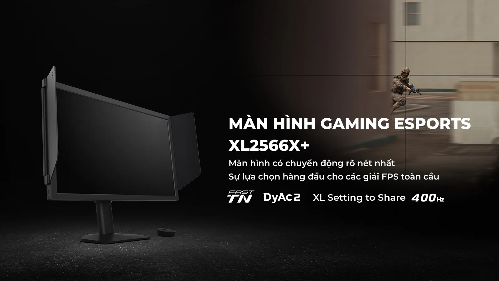 BenQ ZOWIE XL2566X+ ra mắt: Màn hình 400Hz chuyên nghiệp cho eSports