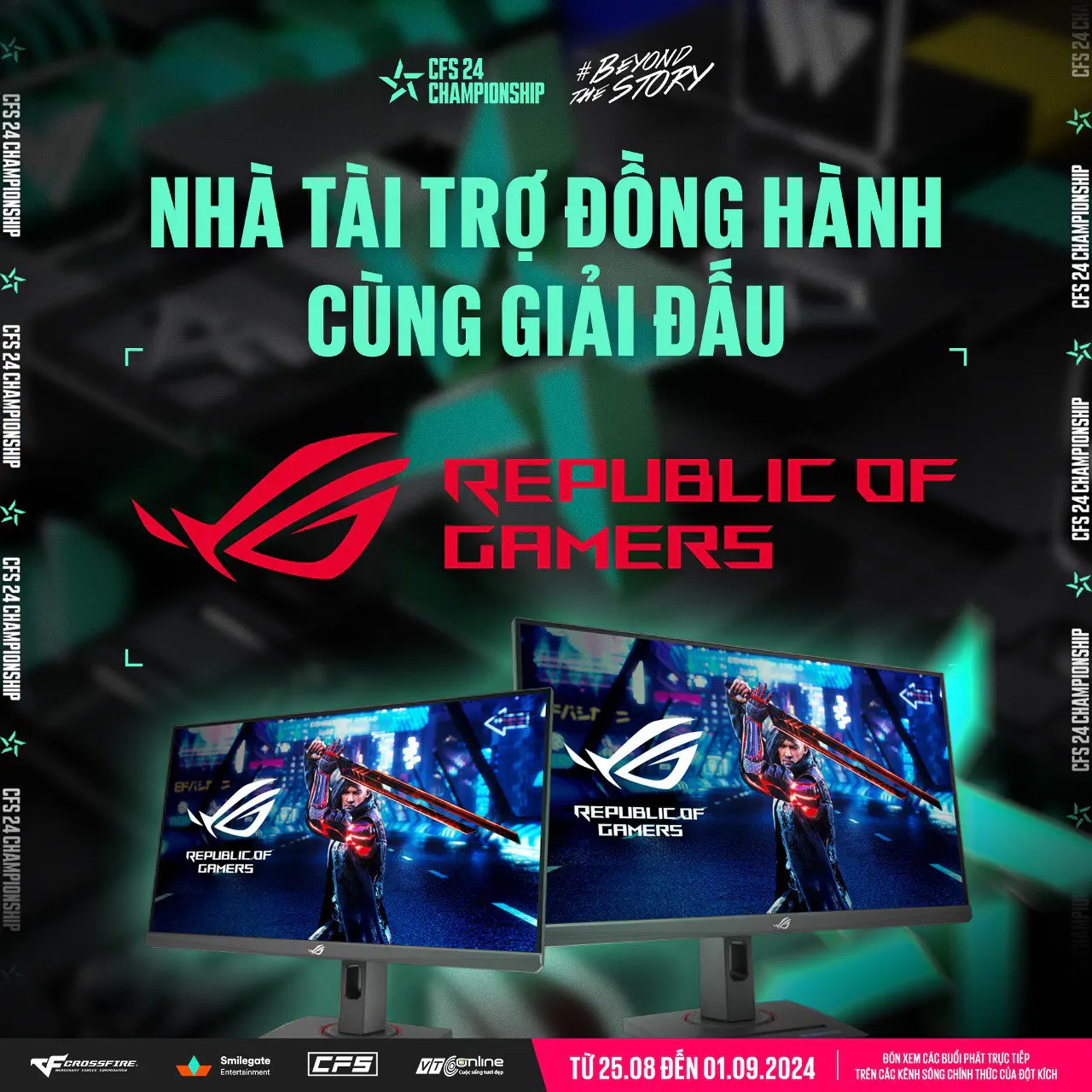 ASUS tài trợ giải đấu CFS Summer Championship 2024