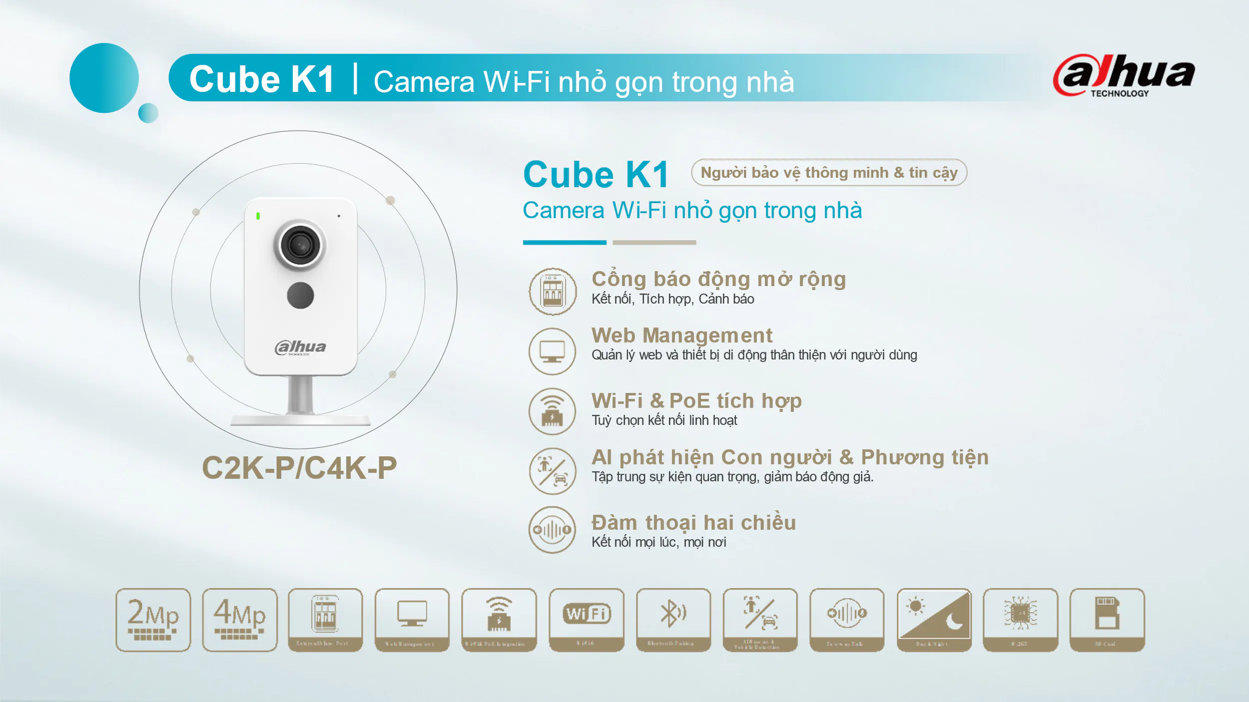 Dahua ra mắt camera Wi-Fi ống kính kép DUAL D1 tại thị trường Việt Nam