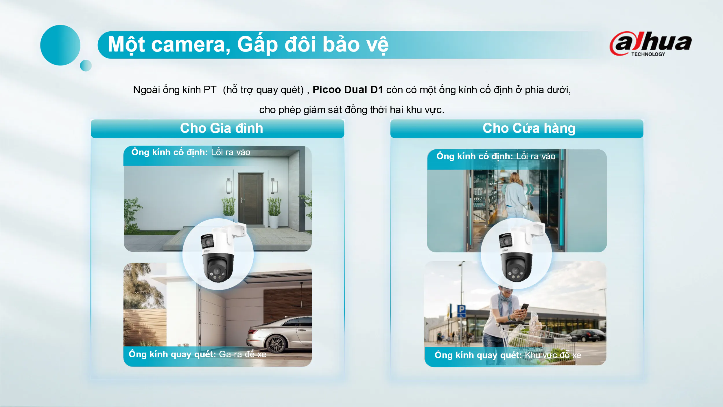 Dahua ra mắt camera Wi-Fi ống kính kép DUAL D1 tại thị trường Việt Nam