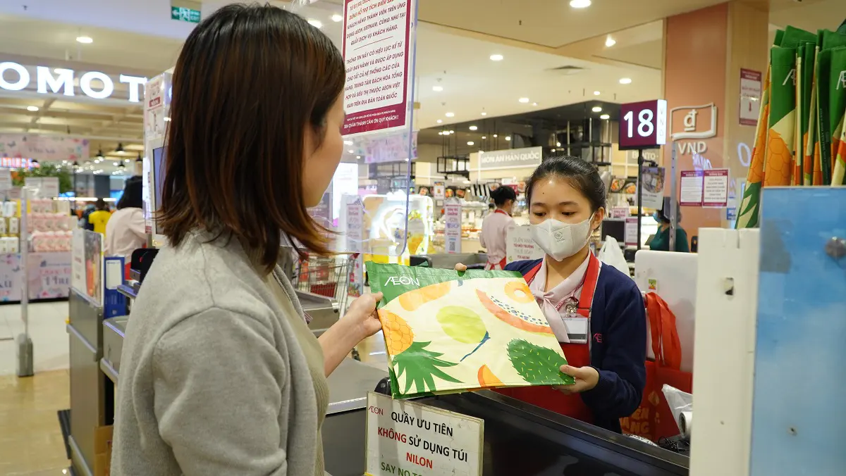 AEON Việt Nam mở rộng chương trình “Ngày Không Túi Ni-lông” trên toàn quốc, hướng đến tiêu dùng bền vững