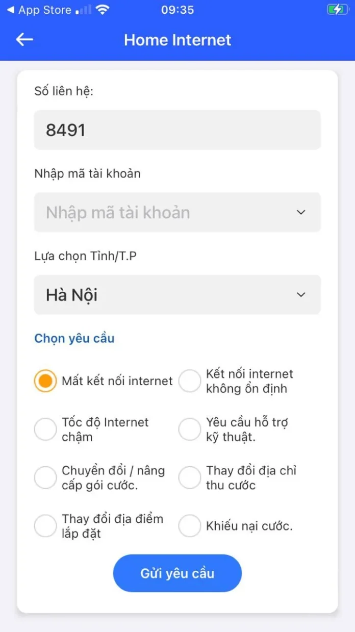 Hướng dẫn báo hỏng dịch vụ viễn thông qua app My VNPT và ChatBot AMI