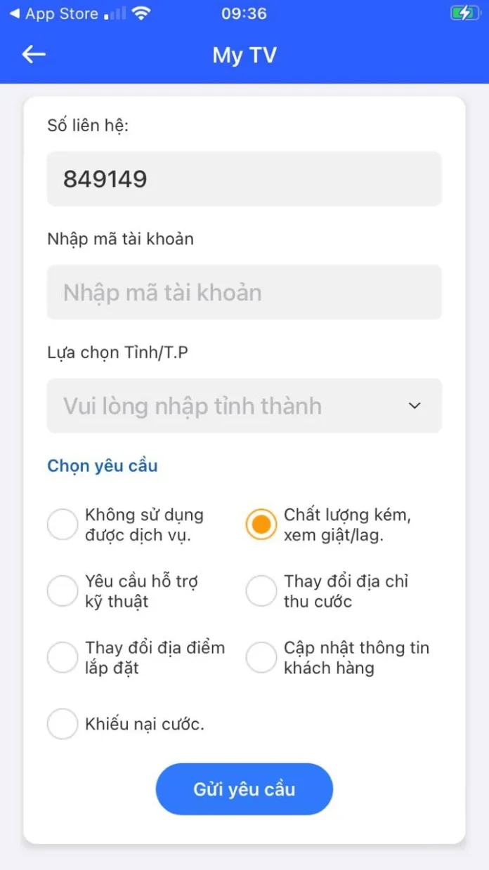 Hướng dẫn báo hỏng dịch vụ viễn thông qua app My VNPT và ChatBot AMI