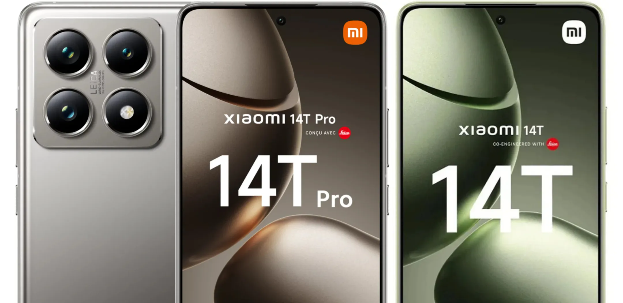 Xiaomi 14T và Xiaomi 14T Pro lộ diện hình ảnh render với đầy đủ màu sắc