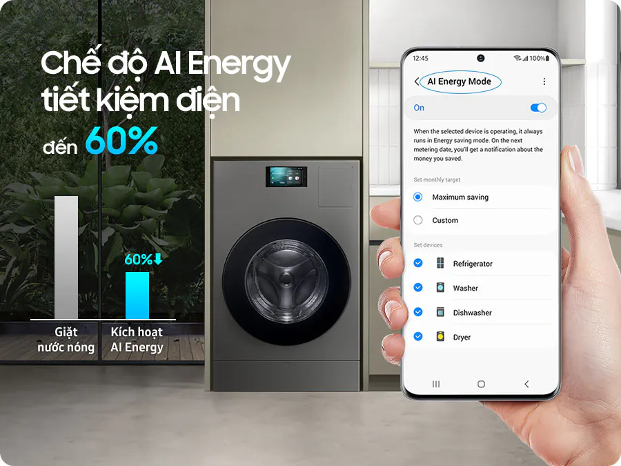 Người tiêu dùng Việt hào hứng với máy giặt sấy bơm nhiệt Samsung Bespoke AI Heatpump