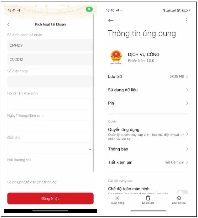 Các thủ đoạn lừa đảo xác thực app định danh công dân