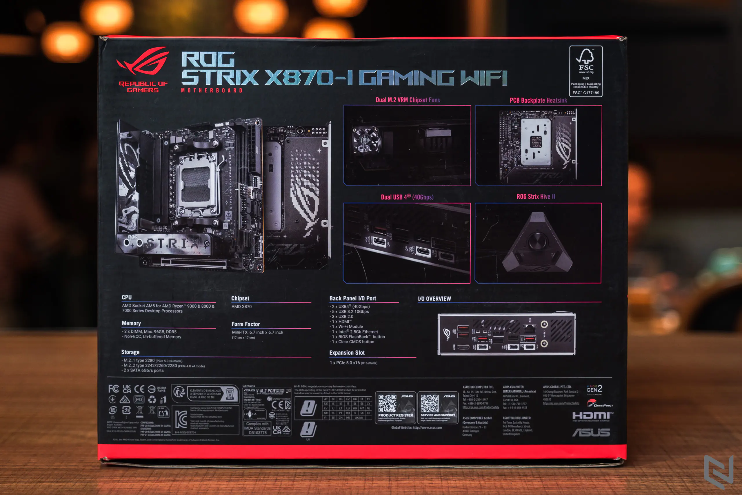 Trên tay ROG Strix X870-I Gaming WiFi: Bo mạch chủ mini-ITX mạnh mẽ cho game thủ yêu cầu cao