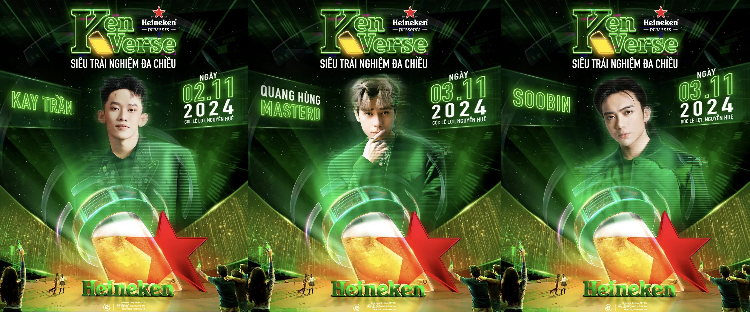 Heineken chiêu đãi fan với “Siêu trải nghiệm đa chiều KenVerse” Ngay tại phố đi bộ Nguyễn Huệ