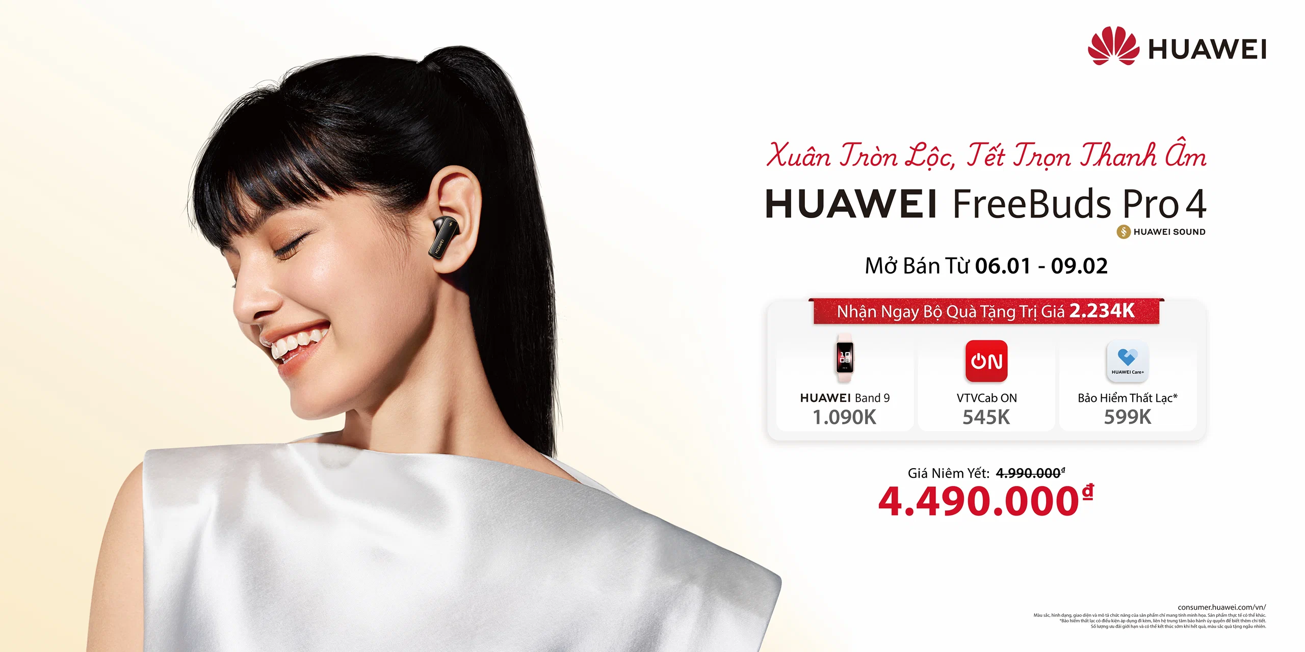 Tai nghe HUAWEI FreeBuds Pro 4 chính thức ra mắt tại Việt Nam