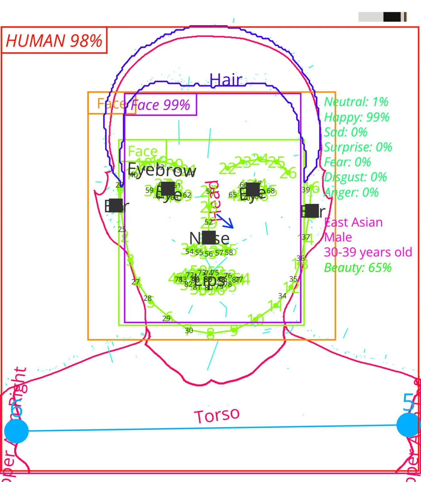 AI nhìn thấy chúng ta thế nào? Dự án Analytic Portrait kết hợp công nghệ thị giác AI với chân dung thực