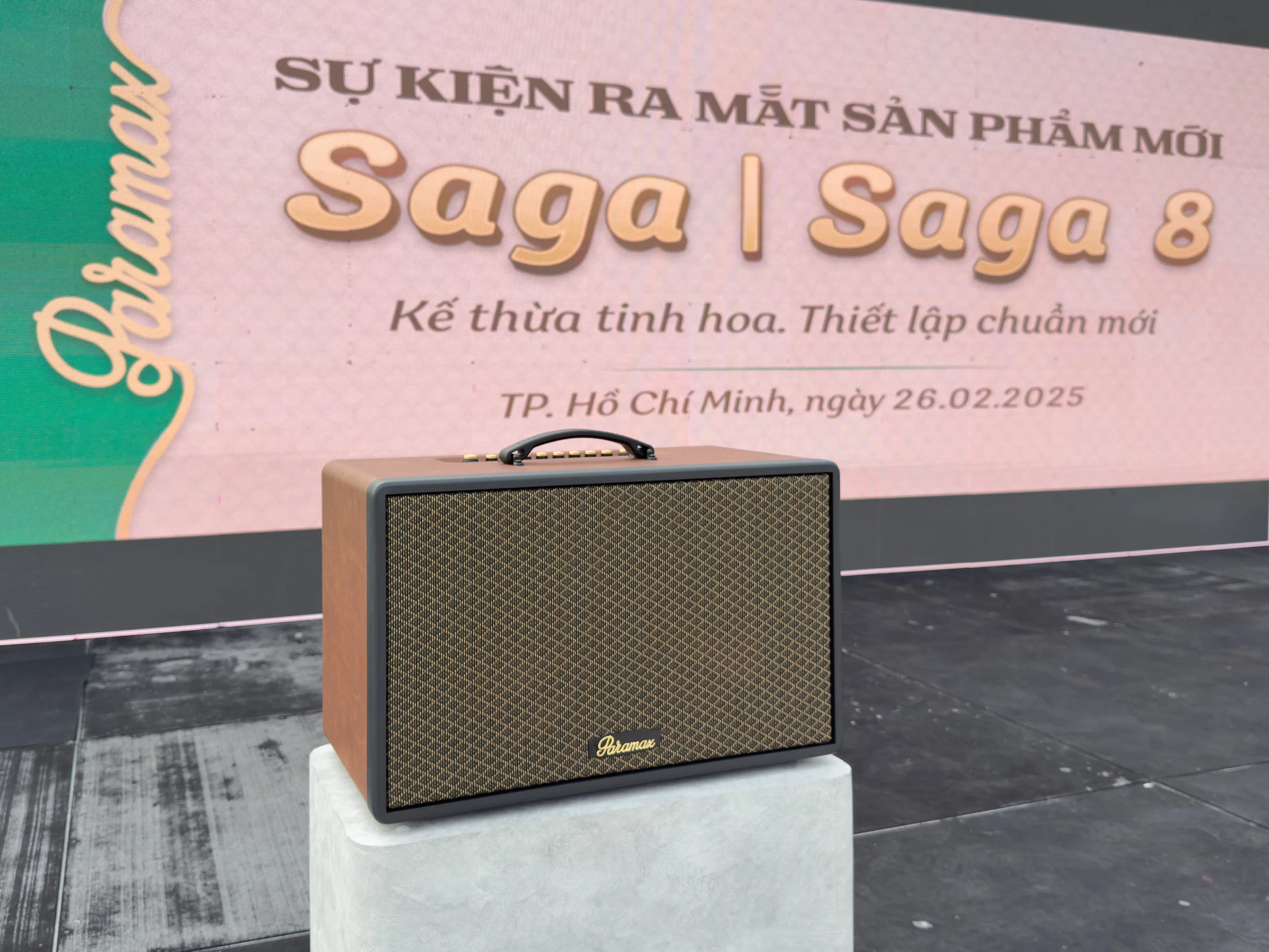 PARAMAX ra mắt dòng loa karaoke di động cao cấp Saga & Saga 8: Kế thừa tinh hoa, thiết lập chuẩn mới