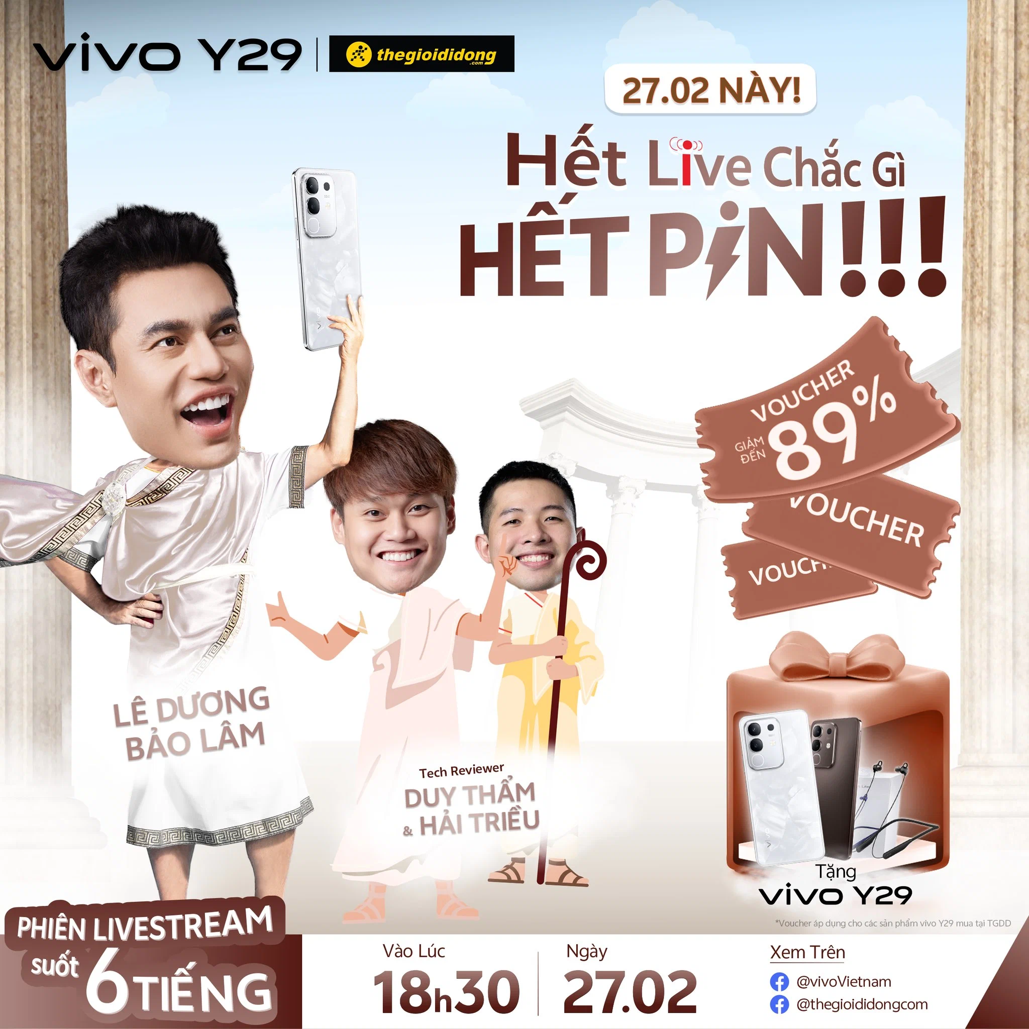 vivo Y29 chính thức ra mắt – Siêu pin BlueVolt 6,500mAh, thiết kế bền bỉ đẳng cấp