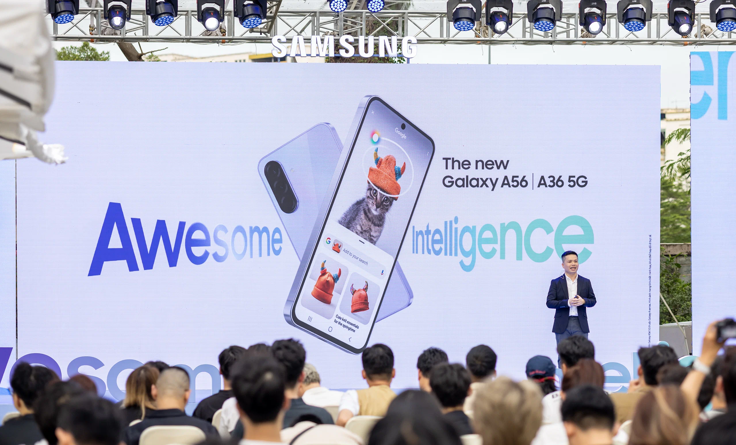 Samsung ra mắt Galaxy A series mới đồng hành cùng HIEUTHUHAI, nâng tầm sáng tạo với Awesome Intelligence