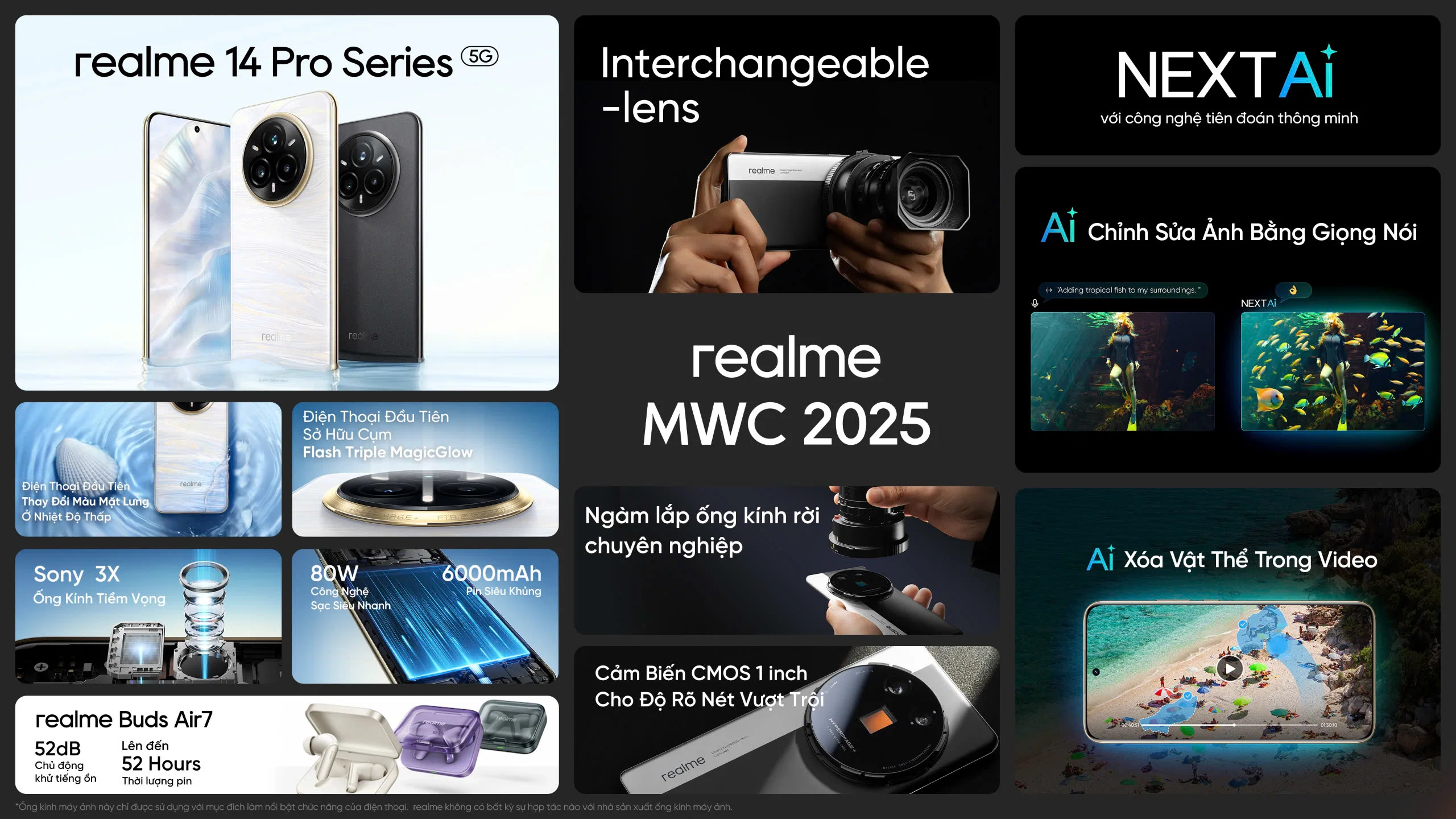 realme công bố chiến lược 3 năm đột phá tại MWC 2025, giới thiệu những cải tiến nổi bật về hình ảnh và AI