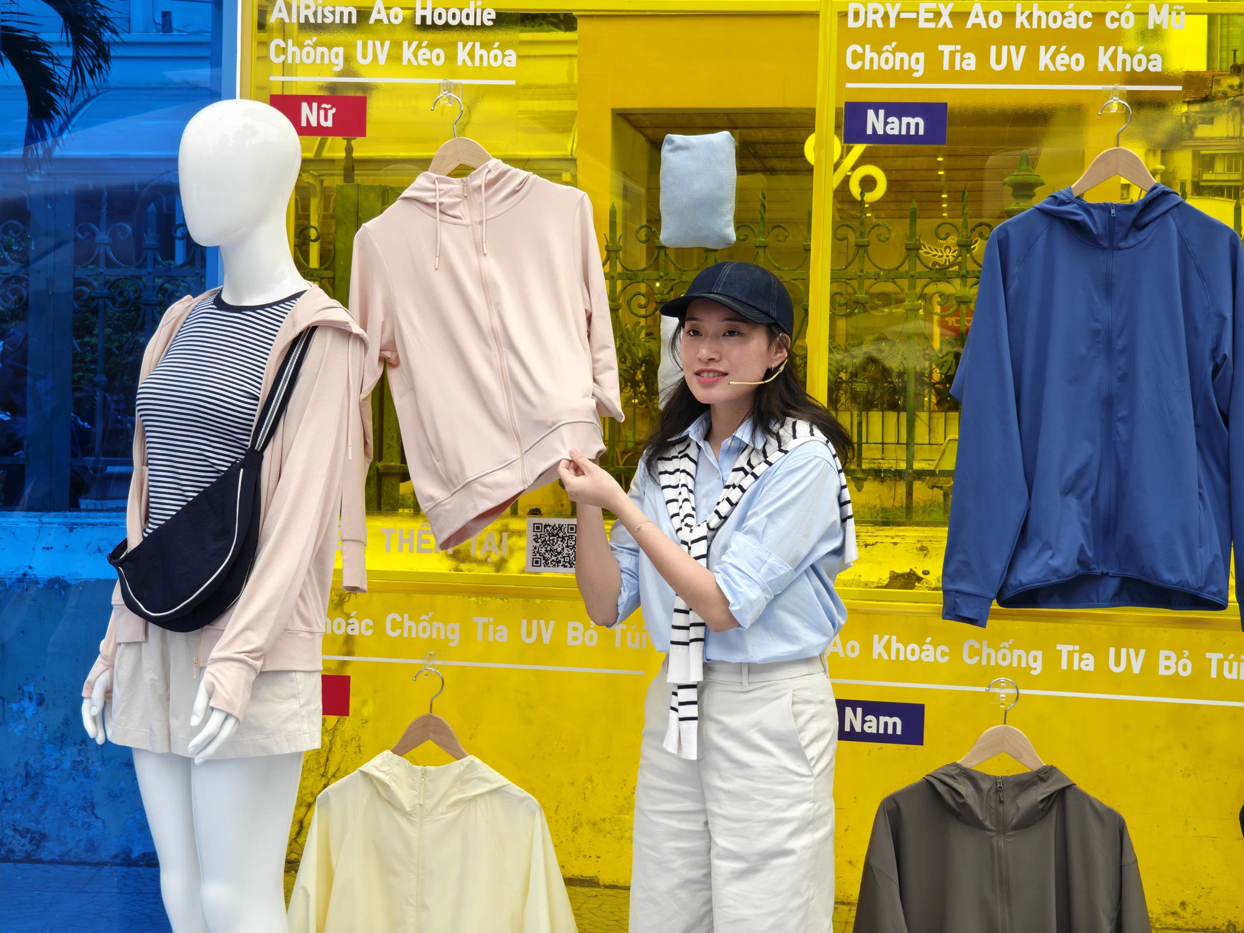 UNIQLO lần đầu giới thiệu không gian trải nghiệm sản phẩm chống tia UV ngoài trời tại Việt Nam