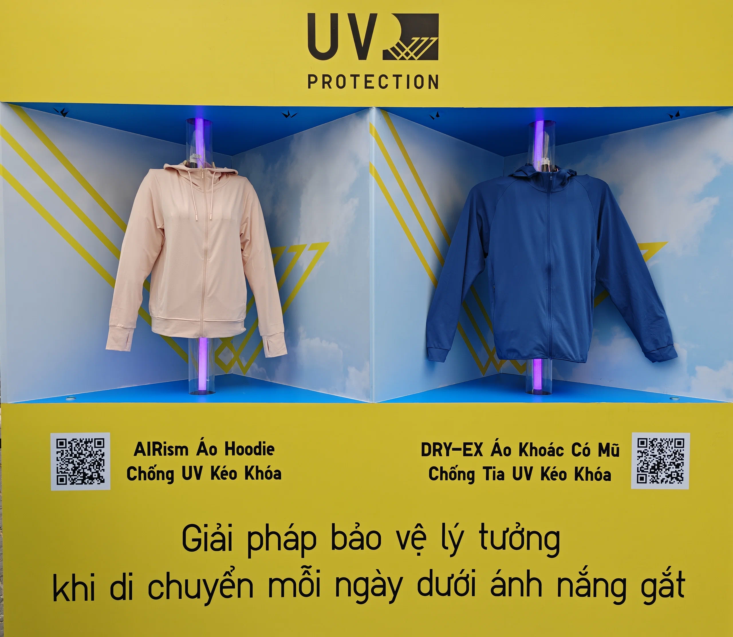 UNIQLO lần đầu giới thiệu không gian trải nghiệm sản phẩm chống tia UV ngoài trời tại Việt Nam