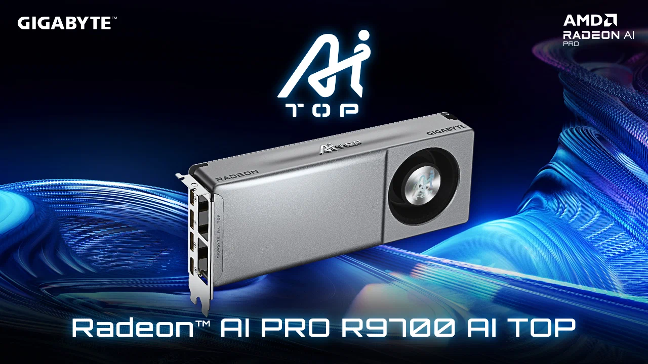 GIGABYTE ra mắt card đồ họa Radeon RX 9060 XT và AI PRO R9700 tại COMPUTEX 2025