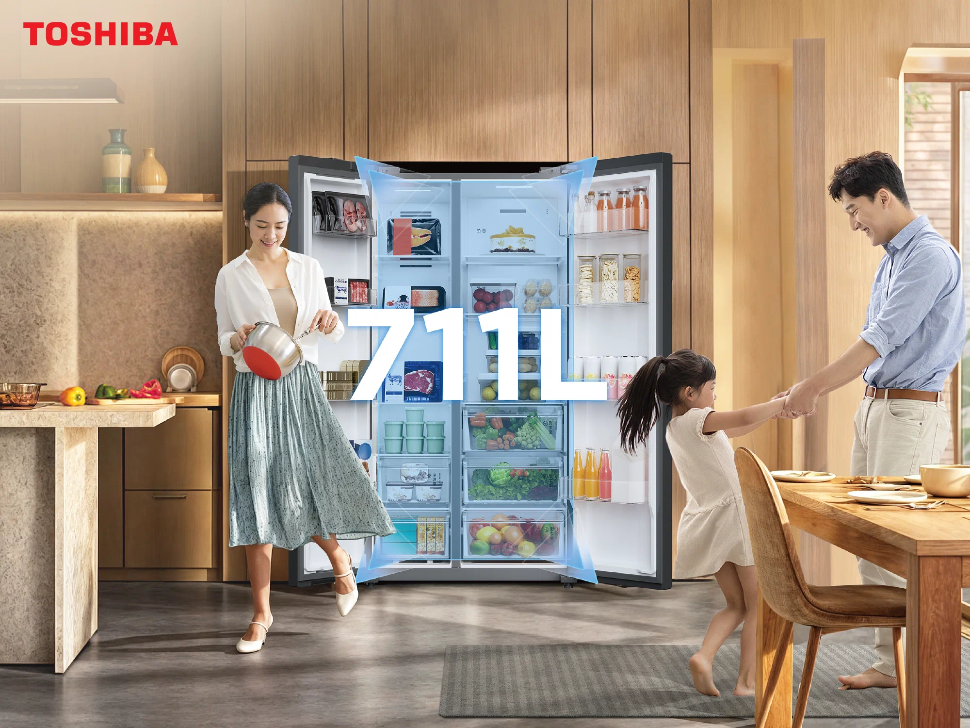 Toshiba NaturePURE 711L chính thức ra mắt - Siêu tủ lạnh dung tích 711L cho gia đình Việt