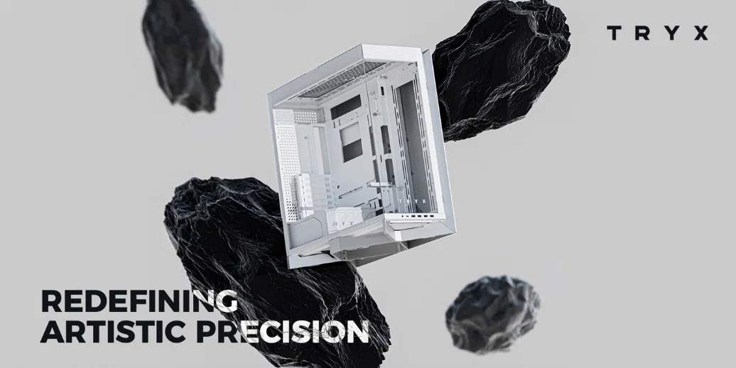 Dòng sản phẩm TRYX cập bến Việt Nam: PANORAMA màn hình AMOLED, quạt ROTA hiệu suất cao và thùng máy LUCA tối giản